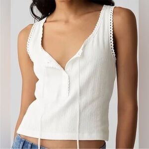 DOEN x GAP Pointelle Tank - Barely Worn